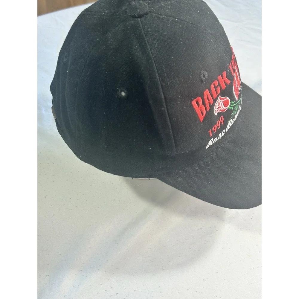 Vintage Wisconsin Badgers Back To Back Rose Bowl Champions Hat 1999 2000